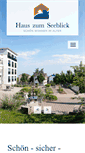 Mobile Screenshot of haus-seeblick.ch
